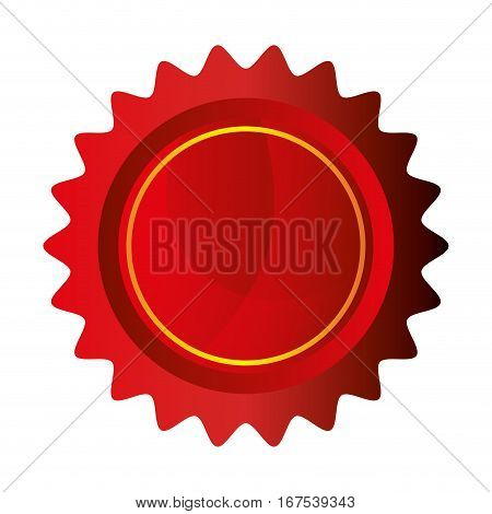 seal stamp guaranted icon vector illustration design