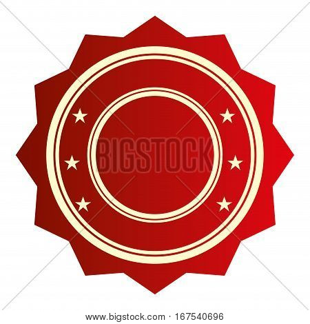 seal stamp guaranted icon vector illustration design