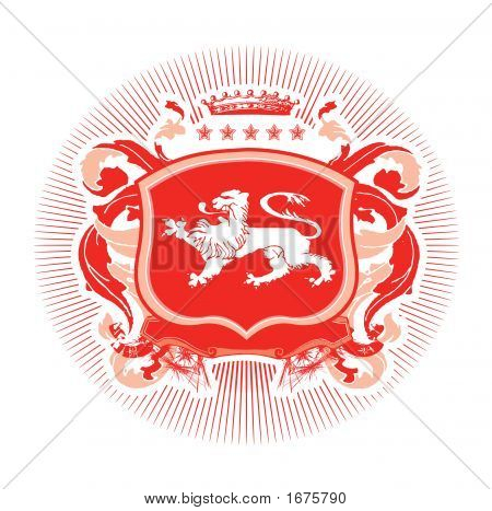 heraldischen Schild