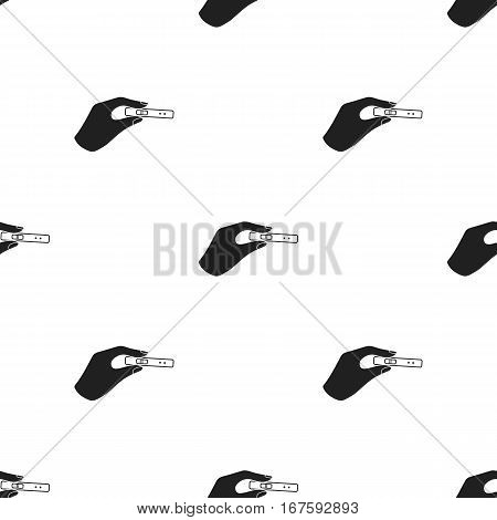 Pregnancy test icon in black style isolated on white background. Pregnancy pattern vector illustration. - stock vector