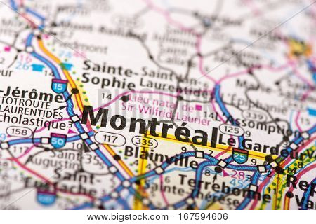 Montreal On Map