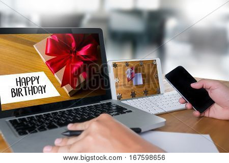 Hbd Happy Birth Day Celebration Holiday Christmas Celebration Party Xmas Happy Good Smile