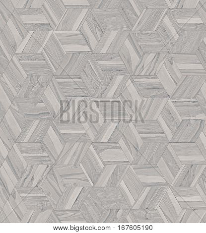 Parquet wood rhombus hexagon repeating floor texture