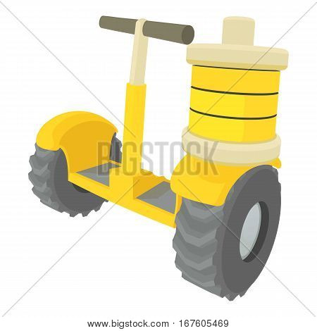 Segway battery icon. Cartoon illustration of segway battery vector icon for web