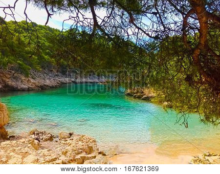 Calanque between Marseille and Cassis Provence France