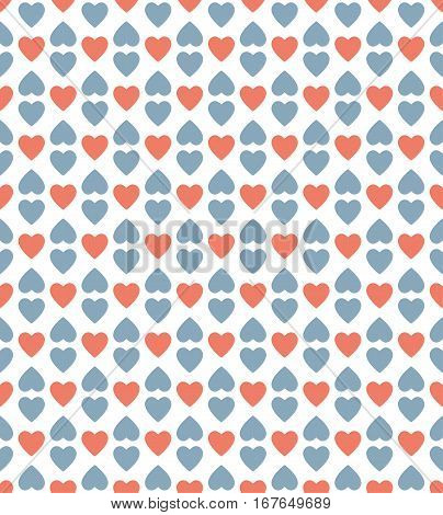 red and blue heart pattern background,vector Illustration EPS10