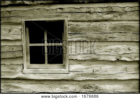 Rustico fienile finestra