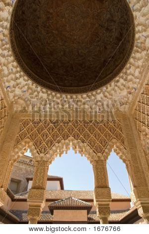 Dach Detail in alhambra