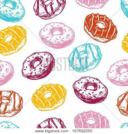Vector Donuts, Pattern.