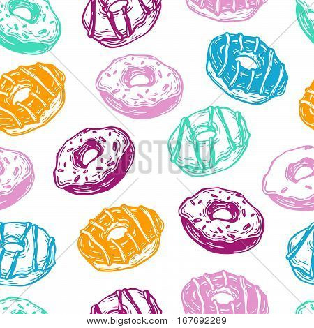 Vector Donuts, Pattern.