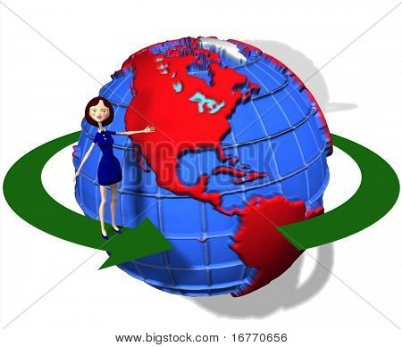 Et symbol på hvad du ønsker det skal være. Marker din spot på USA. Plante et tegn. Skyggerne og for
