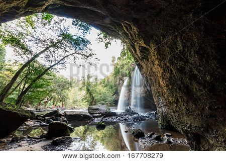 Waterfall Haew suwat Khao Yai National Park Thailand