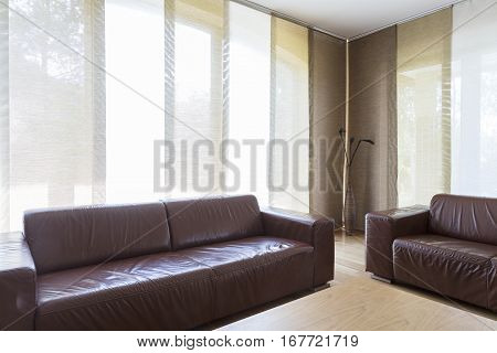 Elegant Interior With Two Couches