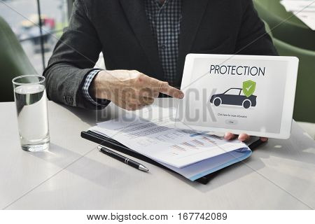 Car Auto Motor Insurance Reimbursement Vehicle Concept