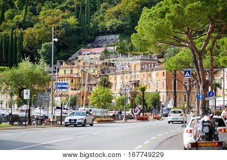 Toscolano-maderno, Italy - September 18, 2016: Beautiful Views Of Toscolano-maderno, A Town And Comu