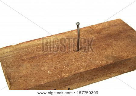 Nail Of Metal Nailed