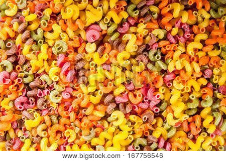 Pasta Kavatappi On Table