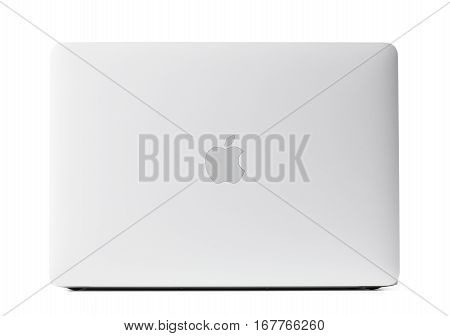 RIGA LATVIA - December 29 2016: Macbook laptop computer.