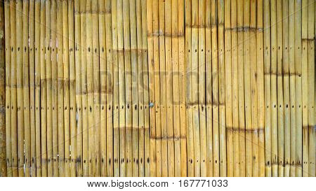 bamboo fence background or bamboo fence texture