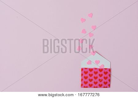 envelope with hearts