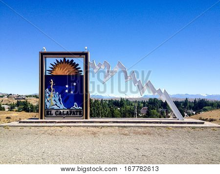 El Calafate in Patagonia Argentina . .