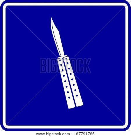 butterfly knife sign