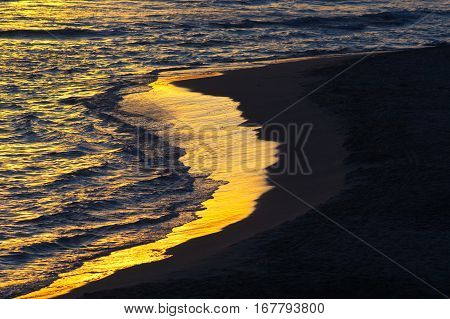 Beach At Sunset