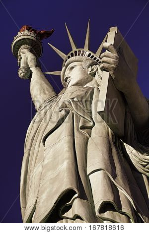 The Statue of Liberty is a colossal copper statue designed by Auguste Bartholdi a French sculptor was built by Gustave Eiffel