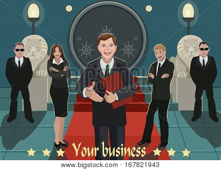 Invited to work in the business working as a team of business to the company and to the Bank where you can store your savings and increase profits