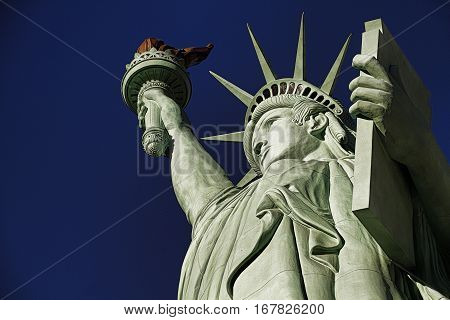 The Statue of Liberty is a colossal copper statue designed by Auguste Bartholdi a French sculptor was built by Gustave Eiffel