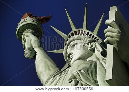 The Statue of Liberty is a colossal copper statue designed by Auguste Bartholdi a French sculptor was built by Gustave Eiffel