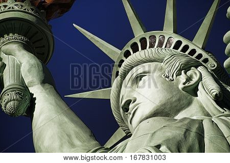 The Statue of Liberty is a colossal copper statue designed by Auguste Bartholdi a French sculptor was built by Gustave Eiffel
