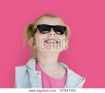 Little GIrl Smiling Happiness Playful Twintail Hairstyle