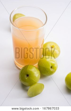 Ayurvedic Amla or Indian Gooseberry Juice, healthy diet