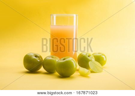 Ayurvedic Amla or Indian Gooseberry Juice, healthy diet