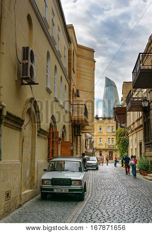 Street In Old City, Icheri Sheher. Baku