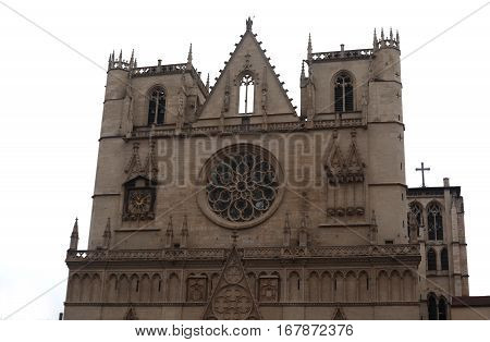 Lyon Cathedral is a Roman Catholic cathedral dedicated to Saint John the Baptist, in Lyon, France