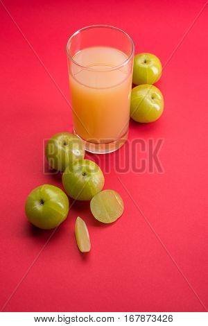 Ayurvedic Amla or Indian Gooseberry Juice, healthy diet