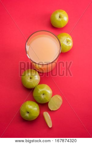 Ayurvedic Amla or Indian Gooseberry Juice, healthy diet
