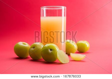 Ayurvedic Amla or Indian Gooseberry Juice, healthy diet
