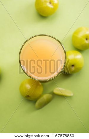 Ayurvedic Amla or Indian Gooseberry Juice, healthy diet