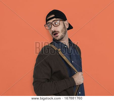 Caucasian Casual Man Snapback
