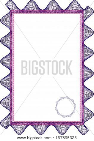 Certificats Frame blank template for a certificate or diploma
