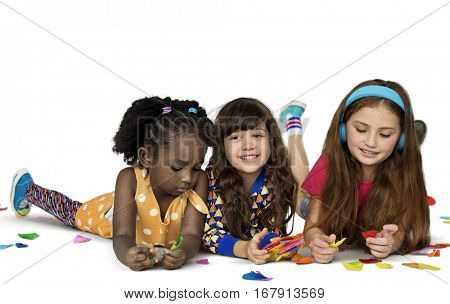 Little Children Art And Craft Paper