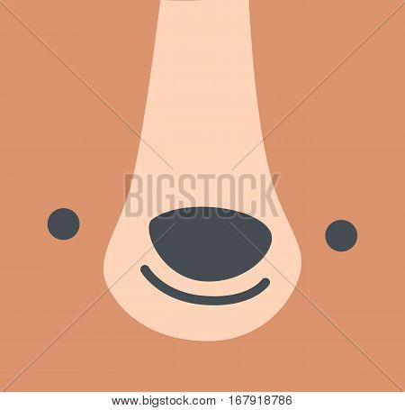 teddy bear face cute cartoon head child design vector stock