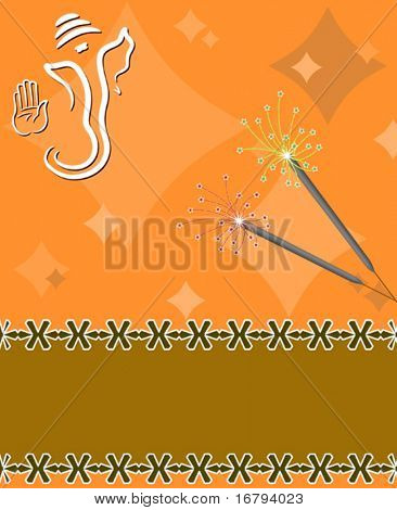 Ganesha Diwali Gruß