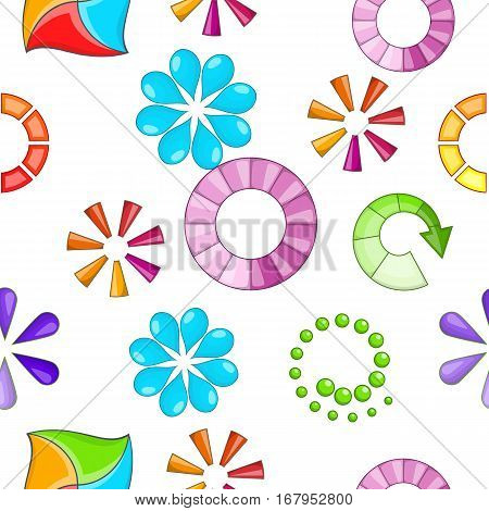 Download pattern. Cartoon illustration of download vector pattern for web