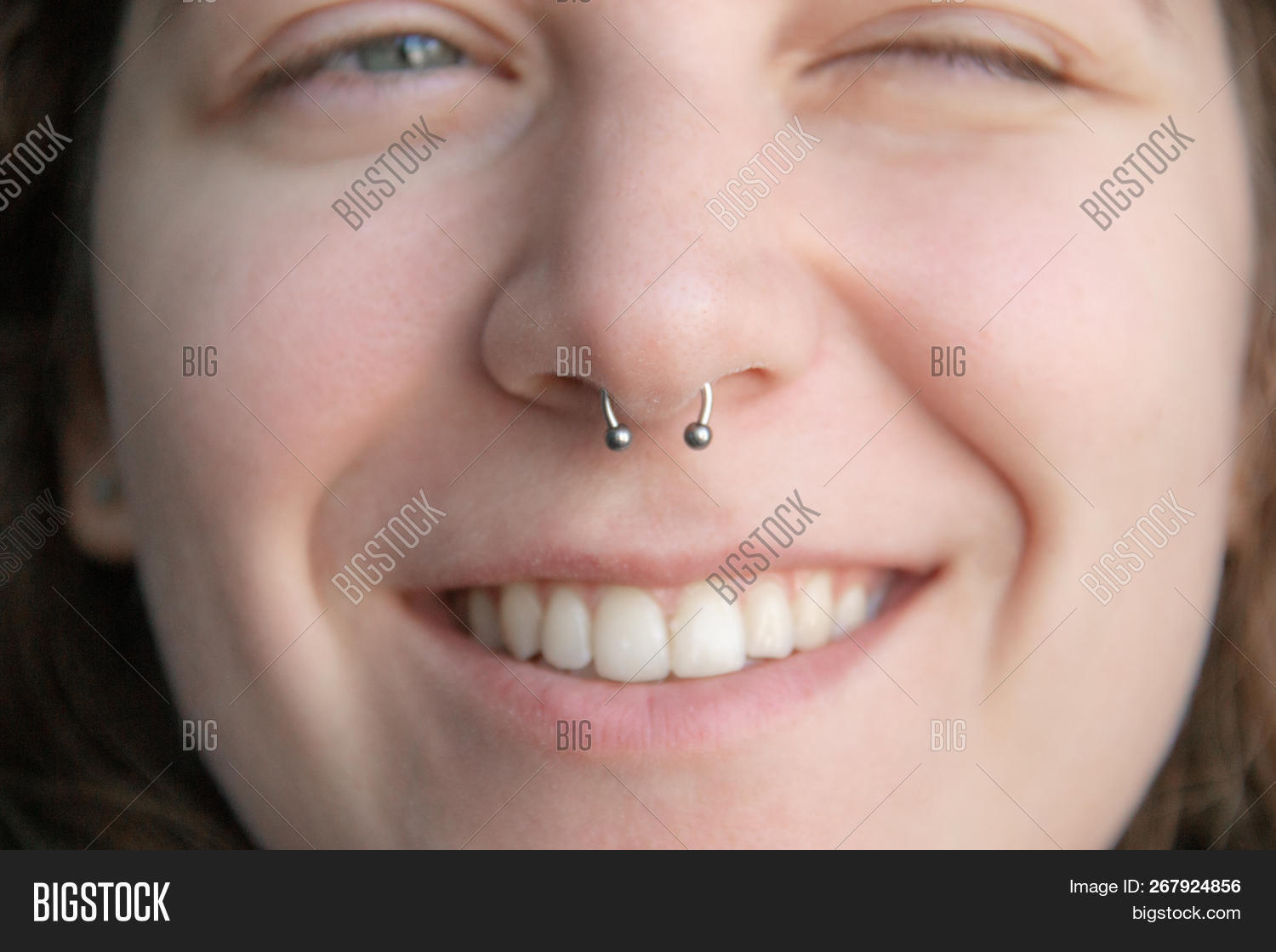 Nose Piercing Septum. Image & Photo (Free Trial) Bigstock