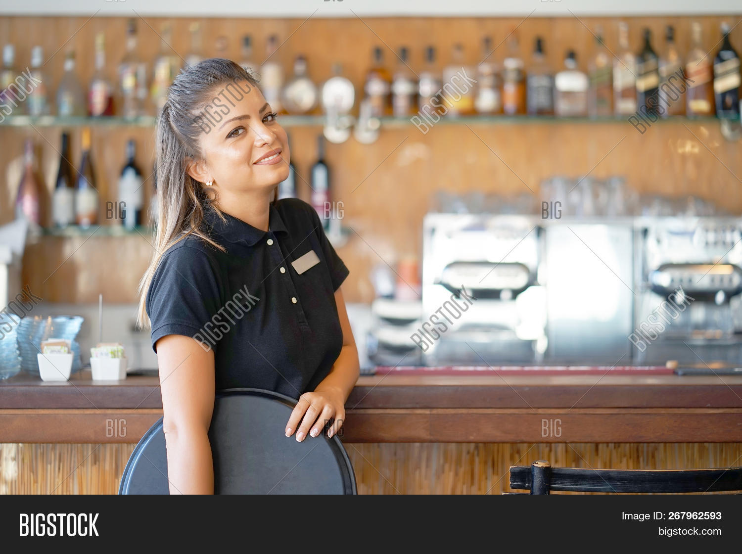 Waitress Standing Near Image & Photo (Free Trial) Bigstock