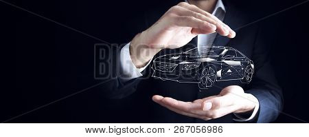 Car  Insurance And Collision Damage Waiver Concepts